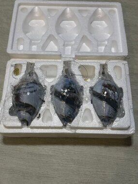 Bradford Edition Thomas Kinkade bone china Shoreline Splendors ornaments.